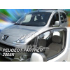 Plexi, ofuky PEUGEOT Partner, 2D, 2008-2018r, přední