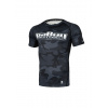 PitBull West Coast - pánský rashguard BOXING all black camo 3XL
