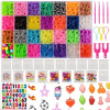 Gumki do bransoletek zestaw 32 kolory 2750 szt. Loom Bands