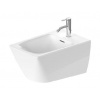 Duravit Viu - Závesný bidet, 370x570 mm, otvor na batériu, WonderGliss, alpská biela 22921500001