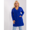 Factory Dámsky kardigán plus size Farba: Kráľovská modrá, Veľkosť molet: XXL/3XL