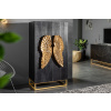 Bighome - Komoda ANGEL 70 cm - čierna, zlatá