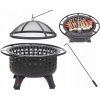 Záhradné ohnisko - El Fuego Burlington 4+1 14,5 kW Gas Grill liatin (El Fuego Burlington 4+1 14,5 kW Gas Grill liatin)