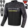 Motocyklová bunda SHIMA DRIFT MEN CAMO čierna šedá žltá fluo DARČEKY