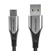 Kábel USB 2.0 A na Micro USB Vention COAHI 3A 3m sivý COAHI