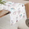 Biante Detský bavlnený behúň na stôl Sandra SA-372 Myšky a konvičky na bielom 35x120 cm