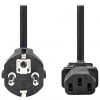 NEDIS napájecí kabel 230V/ přípojný 10A/ konektor IEC-320-C13/ přímá zástrčka Schuko/ černý/ 5m CEGL10030BK50