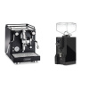 La Pavoni Cellini Classic, black + Eureka Mignon Specialita, BL black