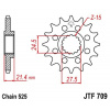 JT Reťazové koliečko JT JTF 709-16RB 16T, 525 pogumované
