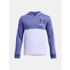 Chlapčenská mikina Under Armour UA Boys Rival Terry Hoodie Fialová YXL