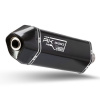 MIVV Koncovka výfuku MIVV SPEED EDGE O.008.LRB Oceľovo čierna