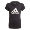 adidas Girls Essentials Linear T-Shirt Black 11-12 Years