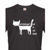 Pánské tričko Schrodinger´s cat is not dead, Barva Černá, Velikost 5XL Bezvatriko.cz 108040