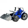 LENA: Veľký traktor s čelný nakladačom modro/čierny 62 cm