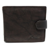 Peňaženka Mercucio pánska hnedá so zapínaním