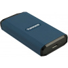 Transcend ESD410C 1TB, USB 20Gbps Type C, Externí odolný SSD disk (3D NAND flash), 2000MB/R, 2000MB/W, modrý TS1TESD410C