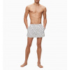 Pánske plavky KM0KM00428-0K4 čiernobiela - Calvin Klein XL černá-bílá