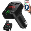 Interlook 3 farby | B2 | Adaptér Bluetooth 5.0 Vysielač 2xUSB MicroSD zásuvka zapaľovača Čierný