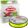 Berkley Splietaná Šnúra X5 Flame Green 150 m-Priemer 0,08 mm / Nosnosť 7,6 kg