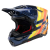 prilba SUPERTECH S-M10 edition TROY LEE DESIGNS ALPINESTARS modrá perleťová/oranžová fluo/žltá/červená 2025 Veľkosť: M, Veľkost: M