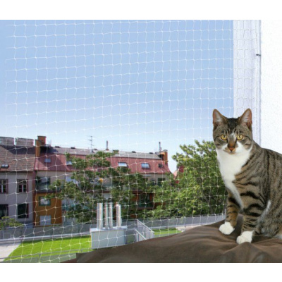 TRIXIE Ochranná síť pro kočky 8x3 m, - transparentní