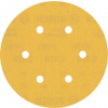 BOSCH Brúsny papier EXPERT C470 so 6 otvormi pre excentrické brúsky, 150 mm, zrnitosť 400, 5 ks