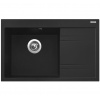 Granitový drez Sinks RIM 780 L Metalblack - ľavý
