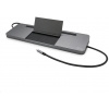 I-TEC USB-C Metal Ergonomic 4K 3x Display Docking Station + Power Delivery 85W C31FLATDOCKPDPRO