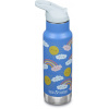 Detská nerezová termofľaša Klean Kanteen Insulated Kid Classic Narrow 12oz (w/Flip Seal Sport Cap) - rainbows 355 ml uni