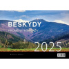Kalendář 2025 Beskydy/Proměny a nálady - nástěnný