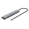 MANHATTAN Dokovací stanice USB-C 7v1, HDMI, USB-C 3.0, USB-C PD 100W, 2xUSB-A 3.0, SD/microSD 190442