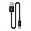 Beats USB-A / USB-C Woven Cable (20cm)- Bolt Black MEQL4EE/A