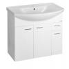 Aqualine Aqualine, ZOJA umývadlová skrinka 82,8x74x34,3cm, biela, 51083A