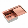 Medený drez QUADRON RUSSEL 111 SteelQ (Medený drez QUADRON RUSSEL 111 SteelQ)