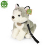 Plyšový pes husky sedící 28 cm - plyšové hračky