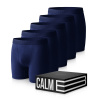 Calm B BOXERKY TMAVOMODRÉ 5-PACK Velikost: L