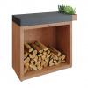 BUTCHER BLOCK STORAGE 45-90-88 pracovná doska na prípravu jedál Ofyr Farba: Corten s keramickou doskou Tmavo Šedá