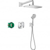 Hansgrohe Sprchový systém Croma E so skrytou batériou, chróm 27953000.