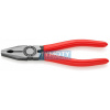 KNIPEX 03 01 180 Kombinované kleště, plastové návleky, fosfátováno na černo 180 mm