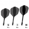 Winmau Winmau letky Fusion Black No.6, Veľkosť Short 22 mm