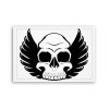 Fotoobraz 90x60 cm stredný Okridlená lebka