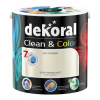 Farba na - Dekoral CLEAN COLOR 2,5L šifón béžový satén (Farba na - Dekoral CLEAN COLOR 2,5L šifón béžový satén)