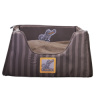 CROCODOG SOFT NEST PET BED ASH GREY