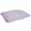 Biglo Fluffy Pillow Grey - mäkký vankúš pre psov a mačky, matrac, šedá M