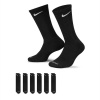 Nike Everyday Plus Cushioned Training Crew Socks (6 Pairs) Black/White M 5-8