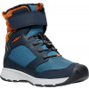 Keen Skua Winter WP Children sky captain/gold flame dětské zimní vyšší nepromokavé boty - 24 EUR