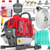 Povrchové čerpadlo Majster Polska 3800 W 18000 l/h (PRO COMPOSITION ČERPADLO na vodu Motorové čerpadlo RÝCHLE sanie 1' PALCE + OLEJ + HADICE 35M)
