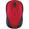 Logitech M235 optická myš, prenos bezdrôtový, 3 tlačidlo, 1000 dpi, červená/čierna; 910-002496