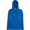 Fruit of the Loom F.O.L. | Lady-Fit LW Hooded Sweat Jacket Dámska mikina s kapucňou_16.215 Farba: royal blue, Veľkosť: S