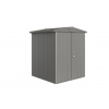 Plechový záhradný domček Biohort Europa 2, sivý kremeň metalický